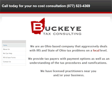 Tablet Screenshot of buckeyetaxconsulting.com